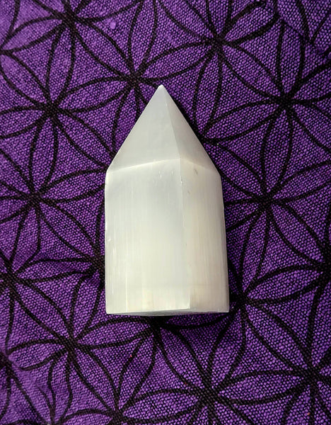 Selenite Obelisk 3.5 Inch Tower