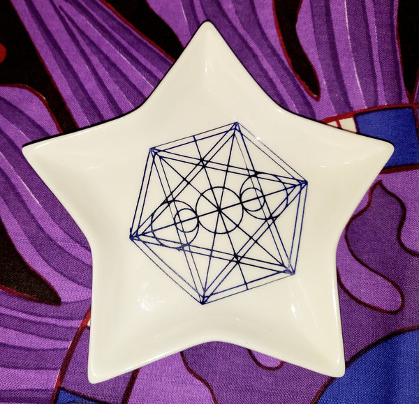 Trinket Dish Star Shape 4 Inch