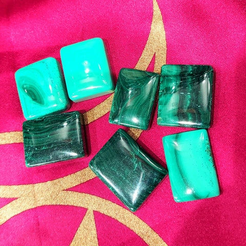 Malachite Tile 1 inch by 1/2 Inch