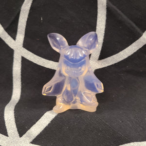 Evie Pink Opalite Carving