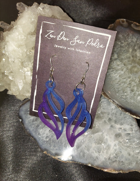 Resin Earrings by The Zen Den San Pedro