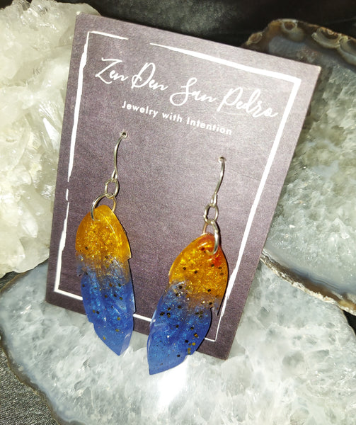 Resin Earrings by The Zen Den San Pedro