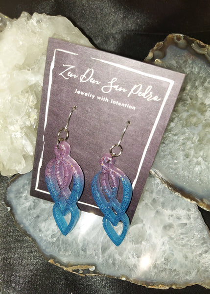 Resin Earrings by The Zen Den San Pedro