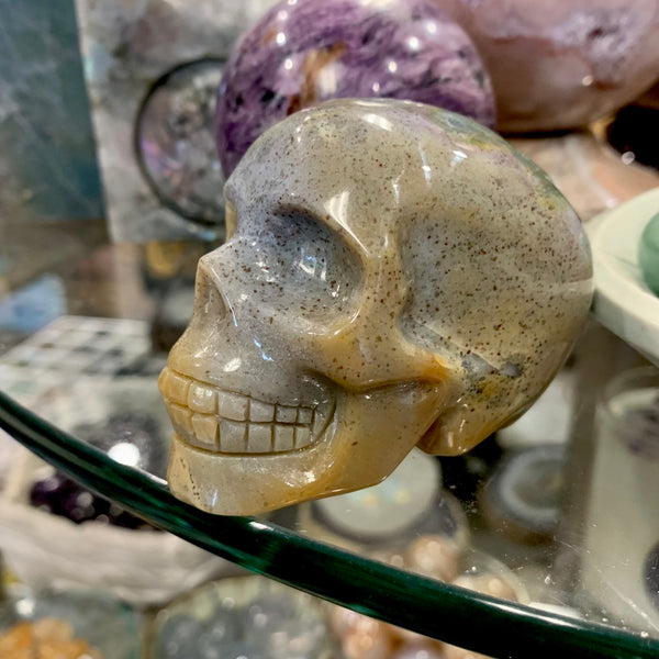 Ocean Jasper Skull - 3”