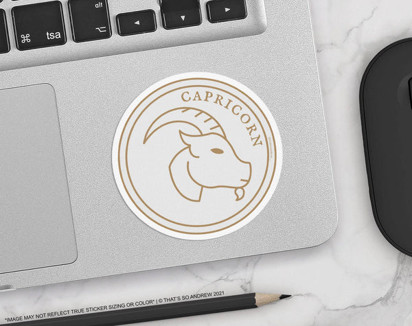 Capricorn 3" Sticker