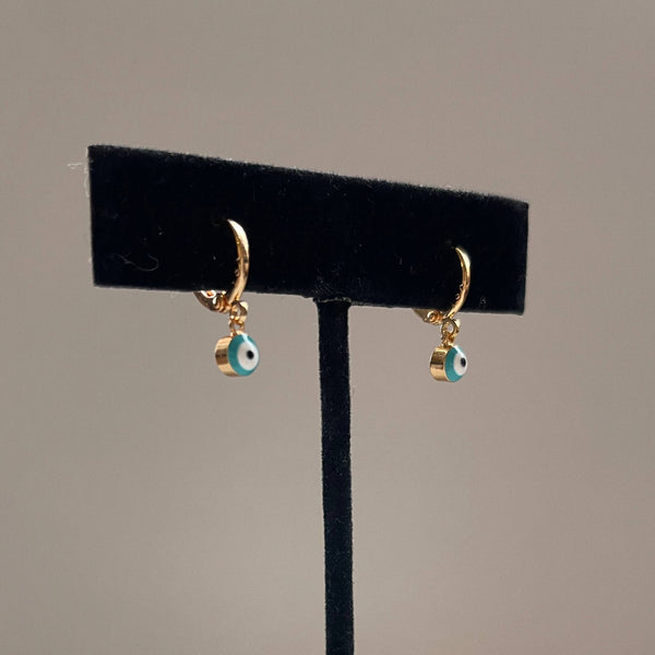 Evileye Earrings Minimal turquoise