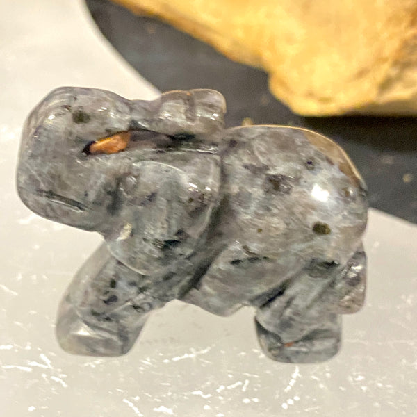 Carved Gemstone Elephants | Assorted | Small