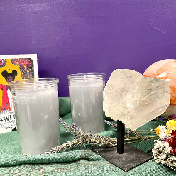 2 Day Glass Ritual Candle | Assorted Colors