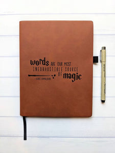 Journal - Words - Witchcraft - In Vegan Leather