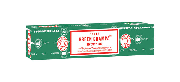 Satya Green Champa Incense Sticks | 15 gm