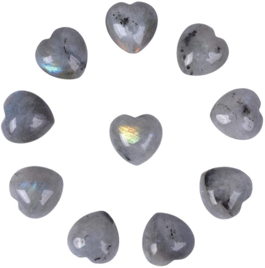 Labradorite Hearts 1 to 3 Inches