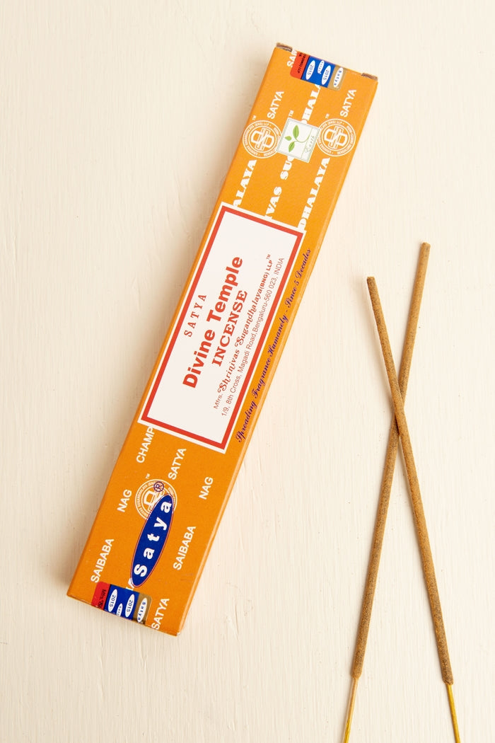 Satya Divine Temple 15 gm Pack Incense Sticks