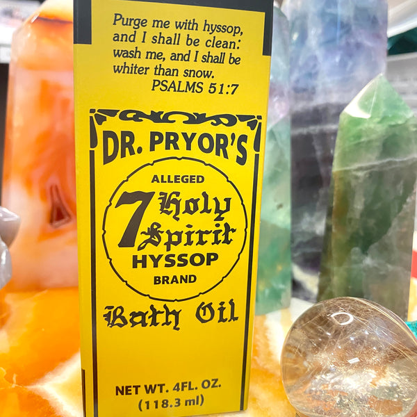 Dr Pryor’s Hyssop Bath Oil 4 Oz