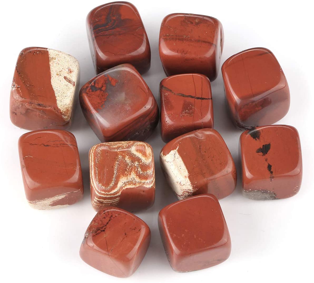 Natural Red Jasper Pocket Stone Cube