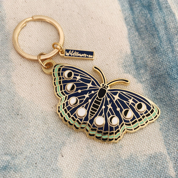 Night Butterfly Keychain