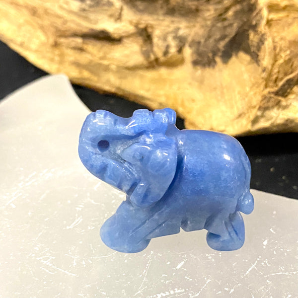 Carved Gemstone Elephants | Assorted | Small