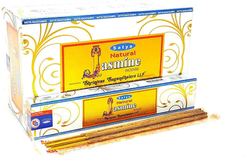 Satya Natural Jasmine Stick Incense | 15 gm