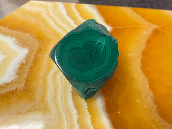 Malachite Single Sided Polished Freeform