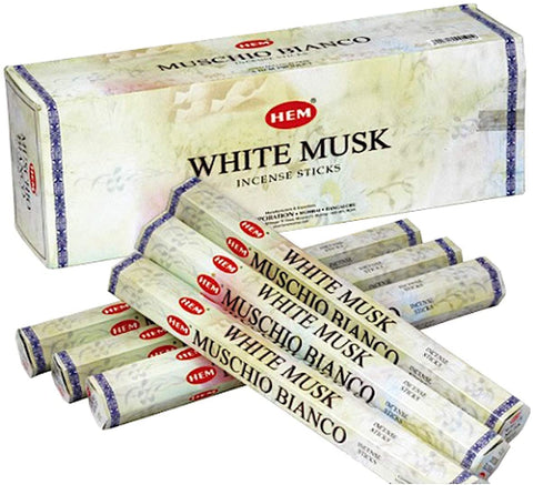Hem  White Musk 20gm Incense