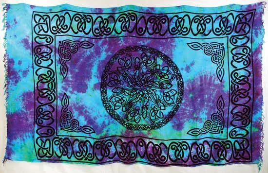 Knot Mandala Altar Cloth / Sarong 48x18