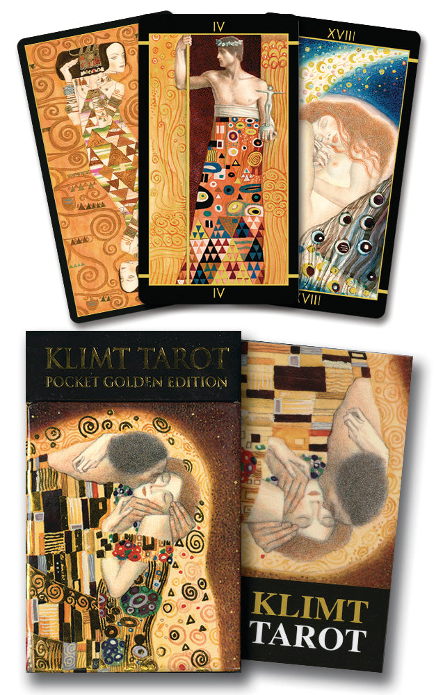 Golden Tarot of Klimt Mini Deck by Atanas A. Atanassov