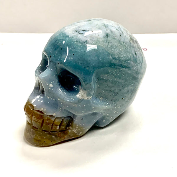 Ocean Jasper Skull - 3”