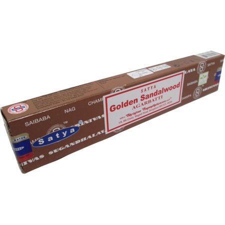 Satya Golden Sandalwood Stick Incense | 15mg