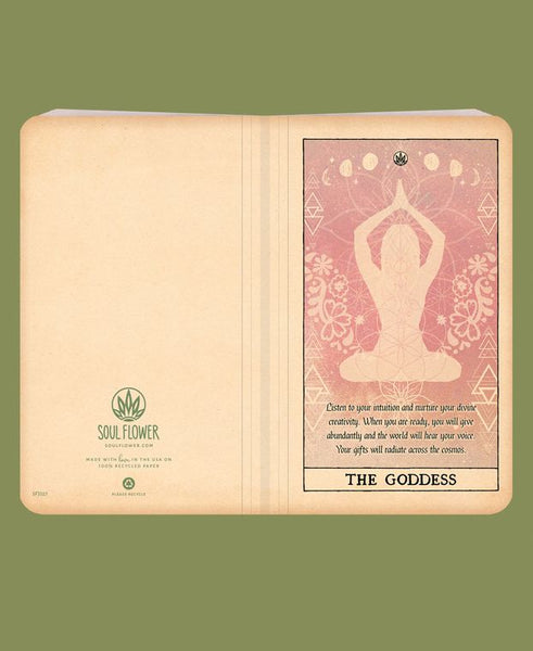 The Goddess Recycled Notebook