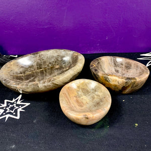 Black Moonstone Bowl