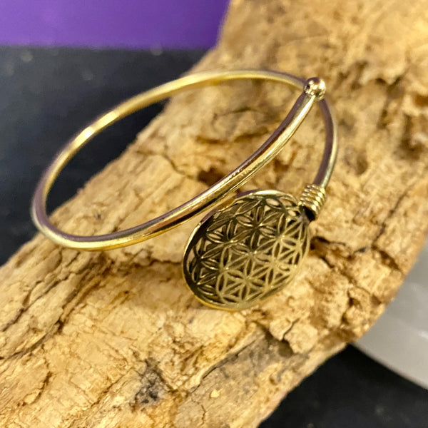 Seed of Life Cuff Bracelet