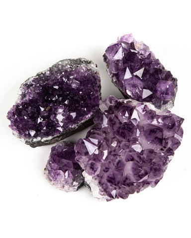 Deep Purple Amethyst Druzy Uraguay Freeform