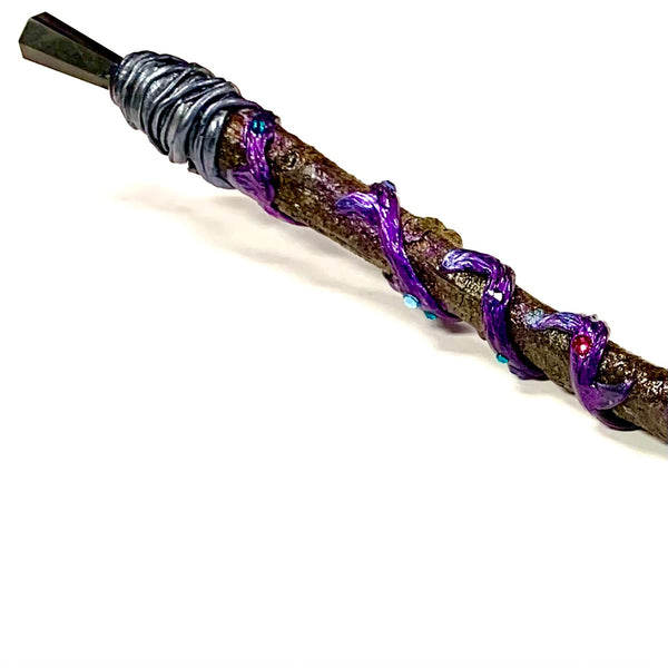 Magick Wand Eucalyptus Wood and Onyx Stone by Dark Decors