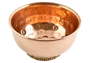 Hand Hammered Copper Offering Bowl 3x1.75inch