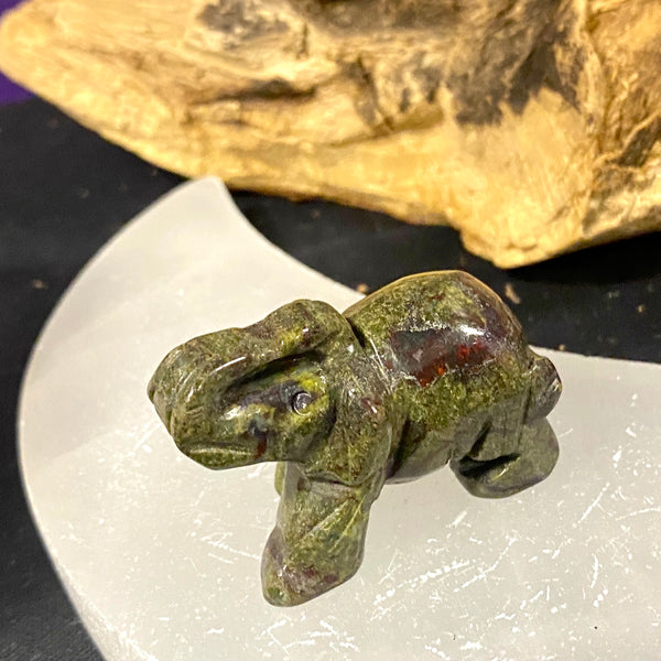 Carved Gemstone Elephants | Assorted | Small