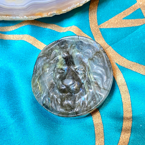 Labradorite Flat Back Carving