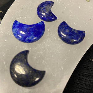 Lapis Lazuli ½ Inch Crescent Moon