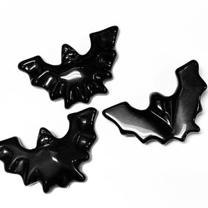 Obsidian Bat Carving - 2.5”