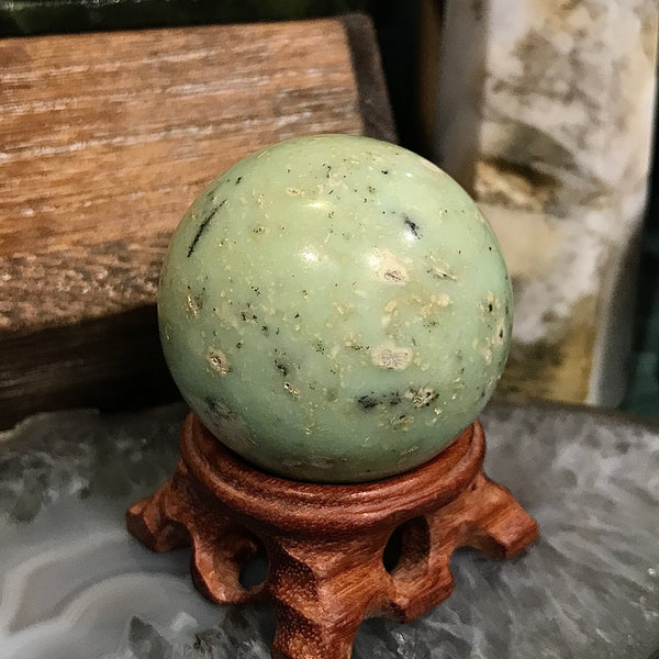 Chrysoprase Sphere