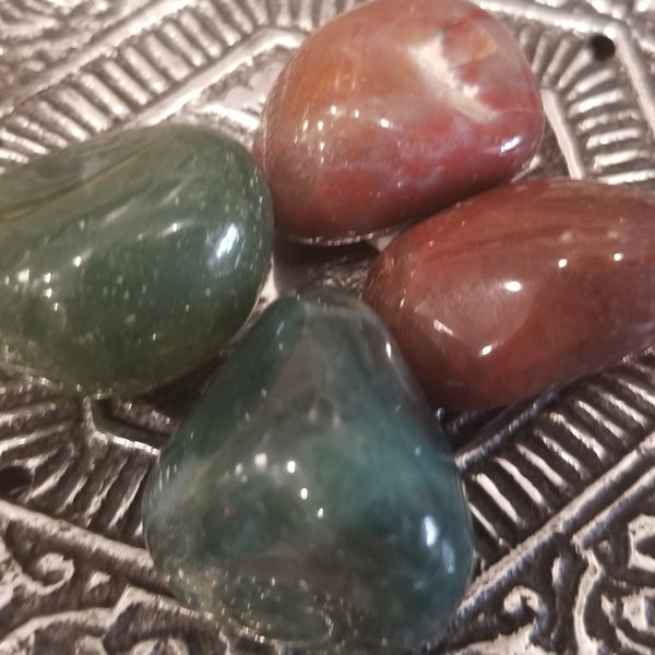 Bloodstone Tumbled Pocket Stones