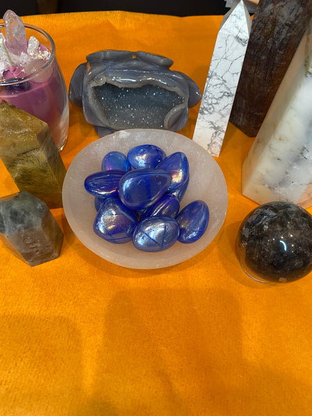 Aura Quartz Pocket Stone (Assorted)