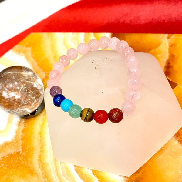 Chakra Multi Stone Stackable Bracelets