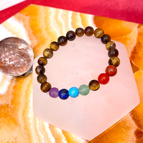 Chakra Multi Stone Stackable Bracelets