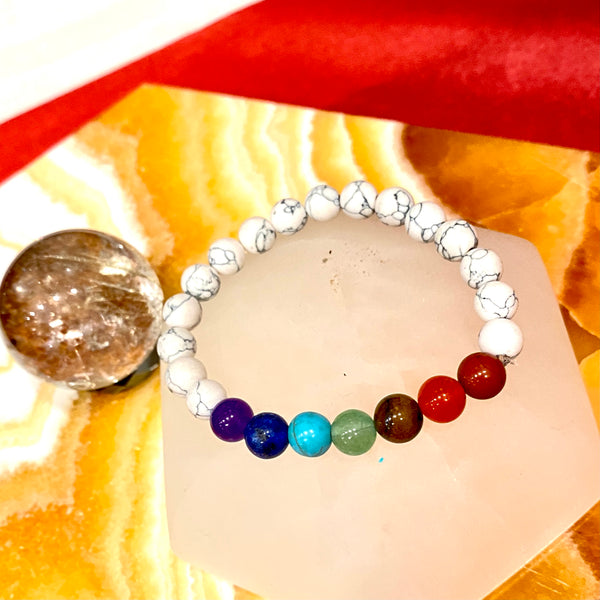 Chakra Multi Stone Stackable Bracelets