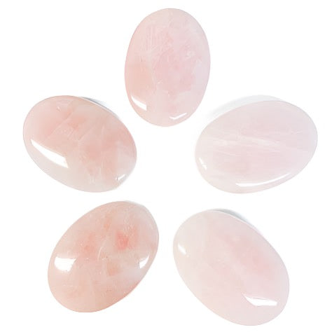 Rose Quartz Palm Stone