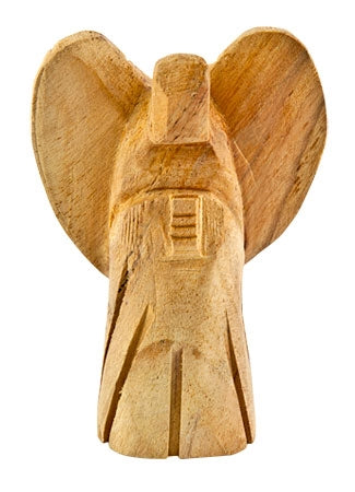 Carved Palo Santo Wood Angel