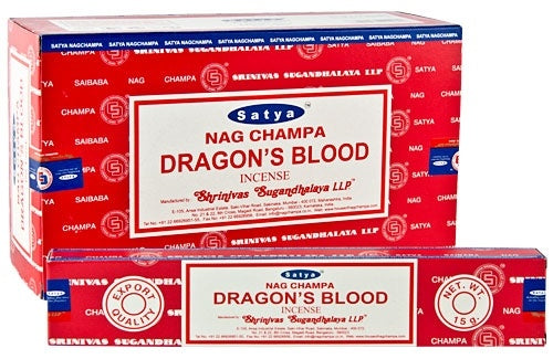 Satya Dragon’s Blood Stick Incense | 15gm