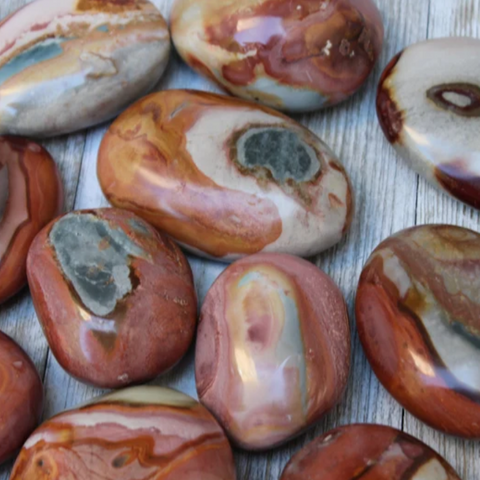 Mookaite (Desert) Jasper Palm Stone