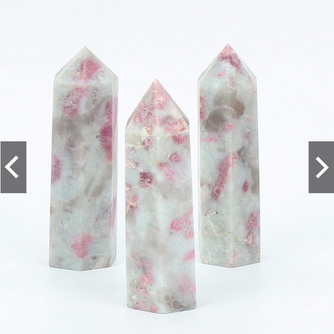 Pink Tourmaline Obelisk Style Tower