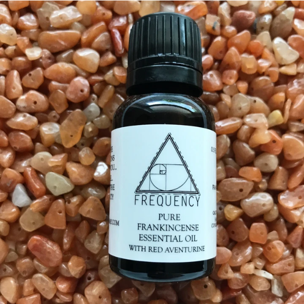 Frankincense Pure Essential Oil With Red Aventurine