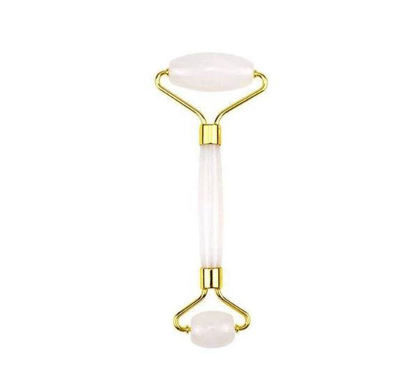 Snow Quartz Gem Facial Roller